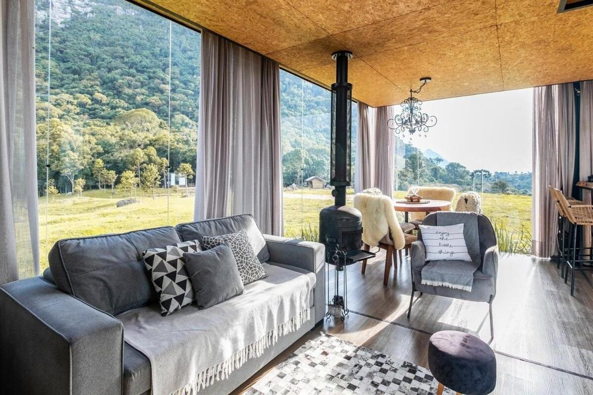 Апартаменты Casa De Vidro Алфреду-Вагнер Экстерьер фото