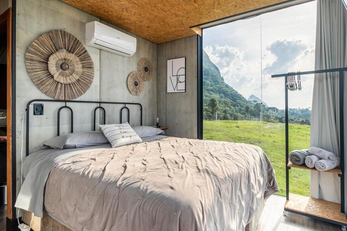Апартаменты Casa De Vidro Алфреду-Вагнер Экстерьер фото