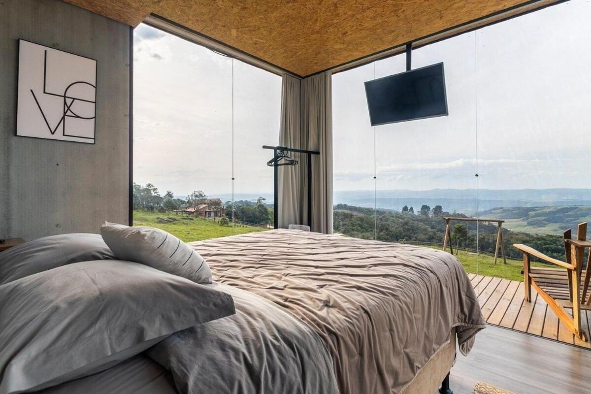 Апартаменты Casa De Vidro Алфреду-Вагнер Экстерьер фото